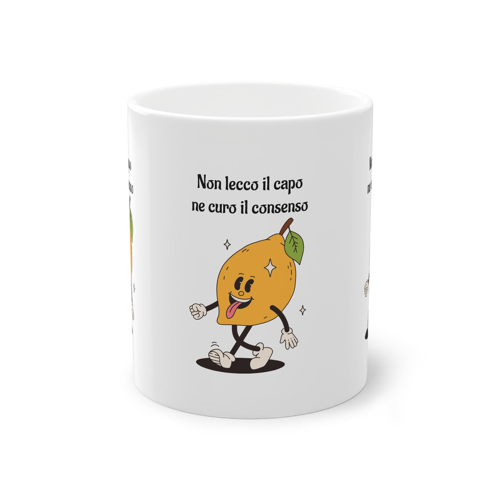 Tazza Divertente “Non Lecco il Capo” – Tazza con Lingua 330 ml