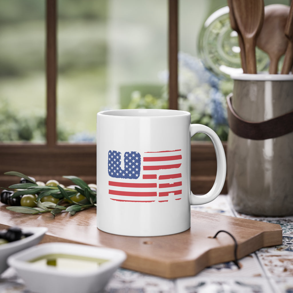 Tazza USA Bandiera Americana Vintage – Patriottica 330 ml