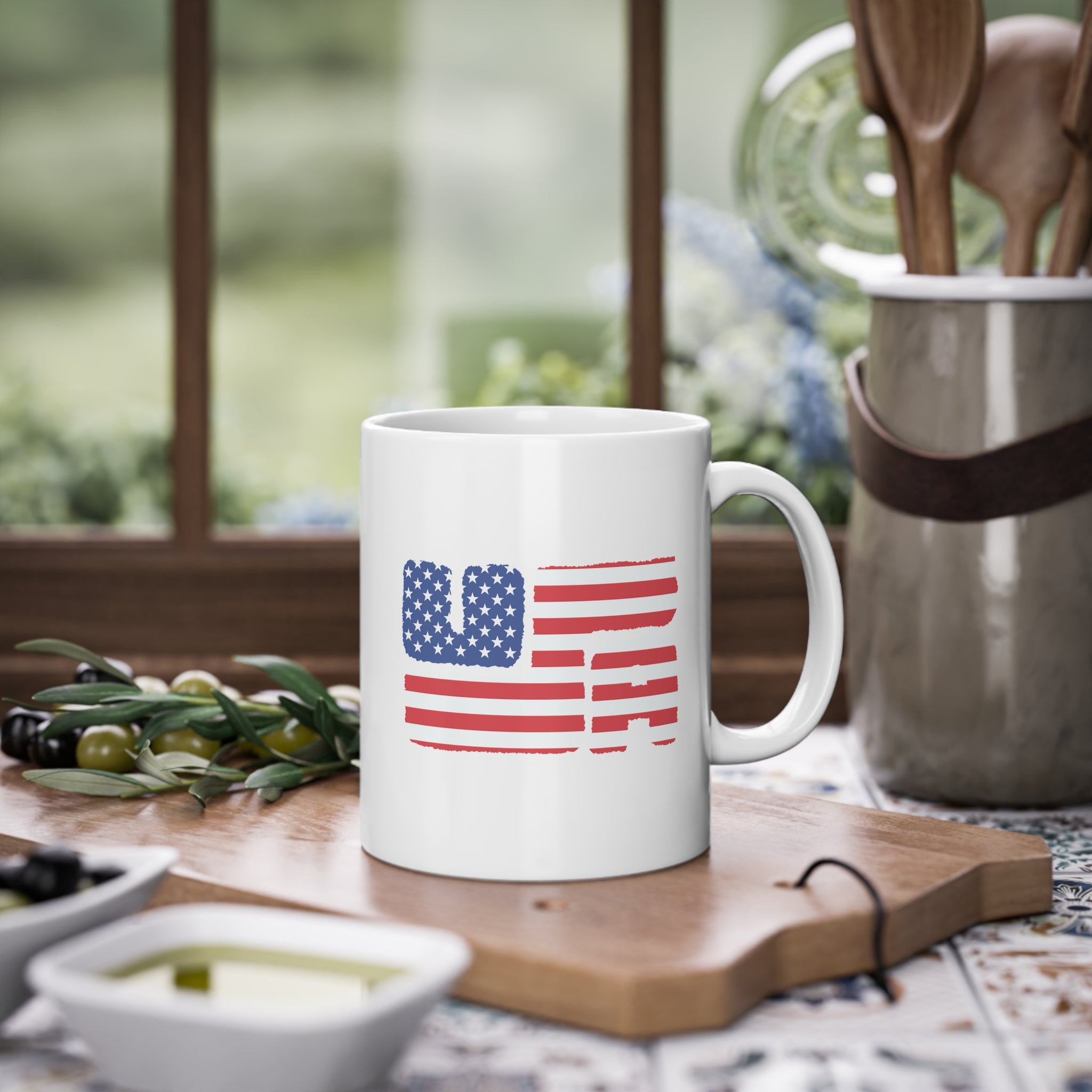 Tazza USA Bandiera Americana Vintage – Patriottica 330 ml
