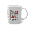 Tazza per Maestra “Teach Love Inspire” – Mela Colorata 330 ml