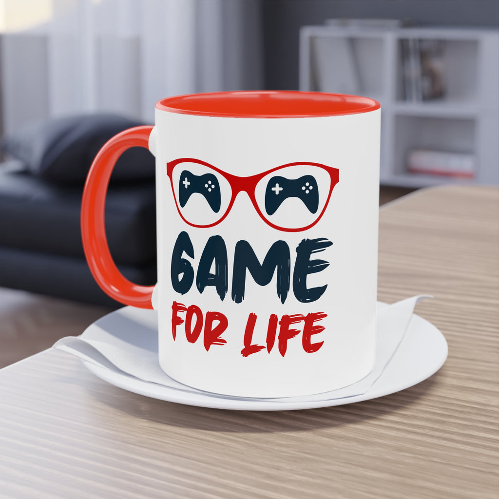 Tazza Gamer “Gamer For Life” – Tazza Videogiochi Bicolore 330 ml