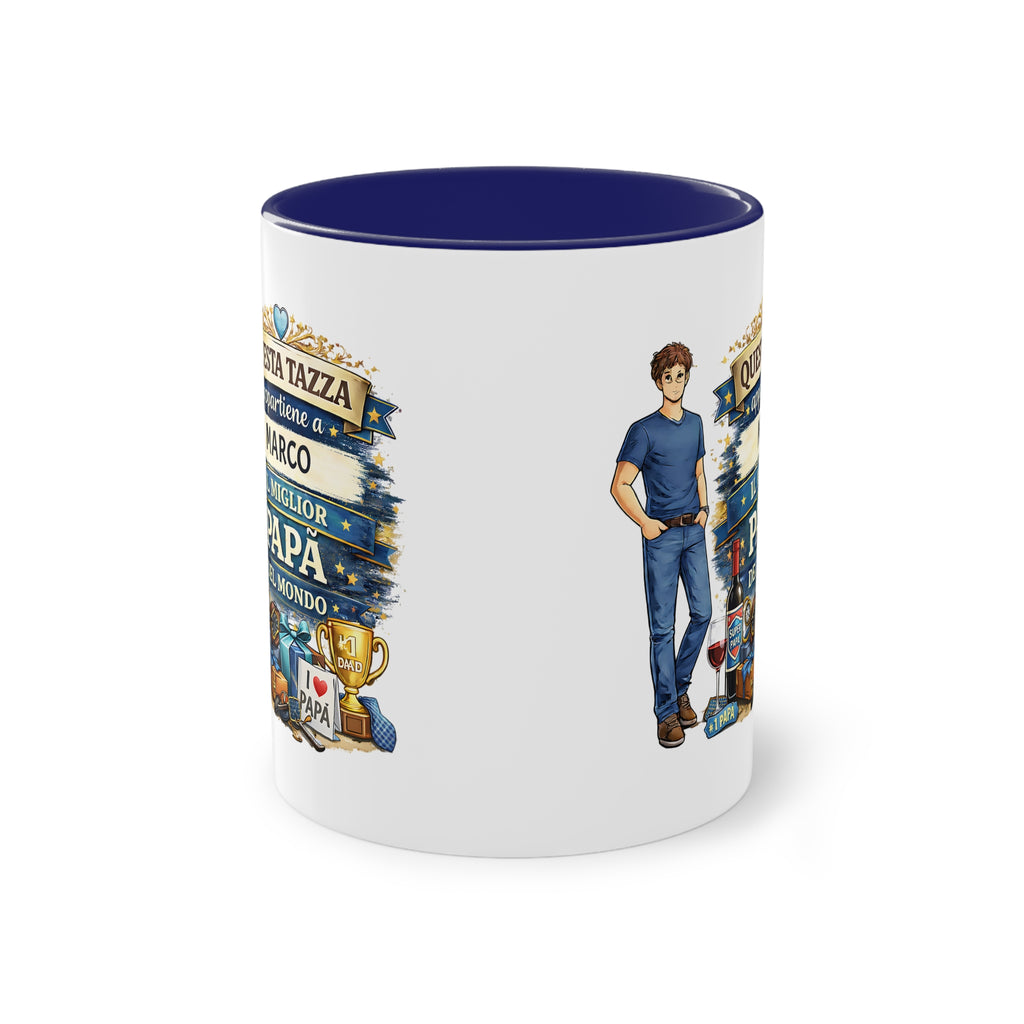 Tazza Personalizzata Papà “Il Miglior Papà del Mondo” 330 ml