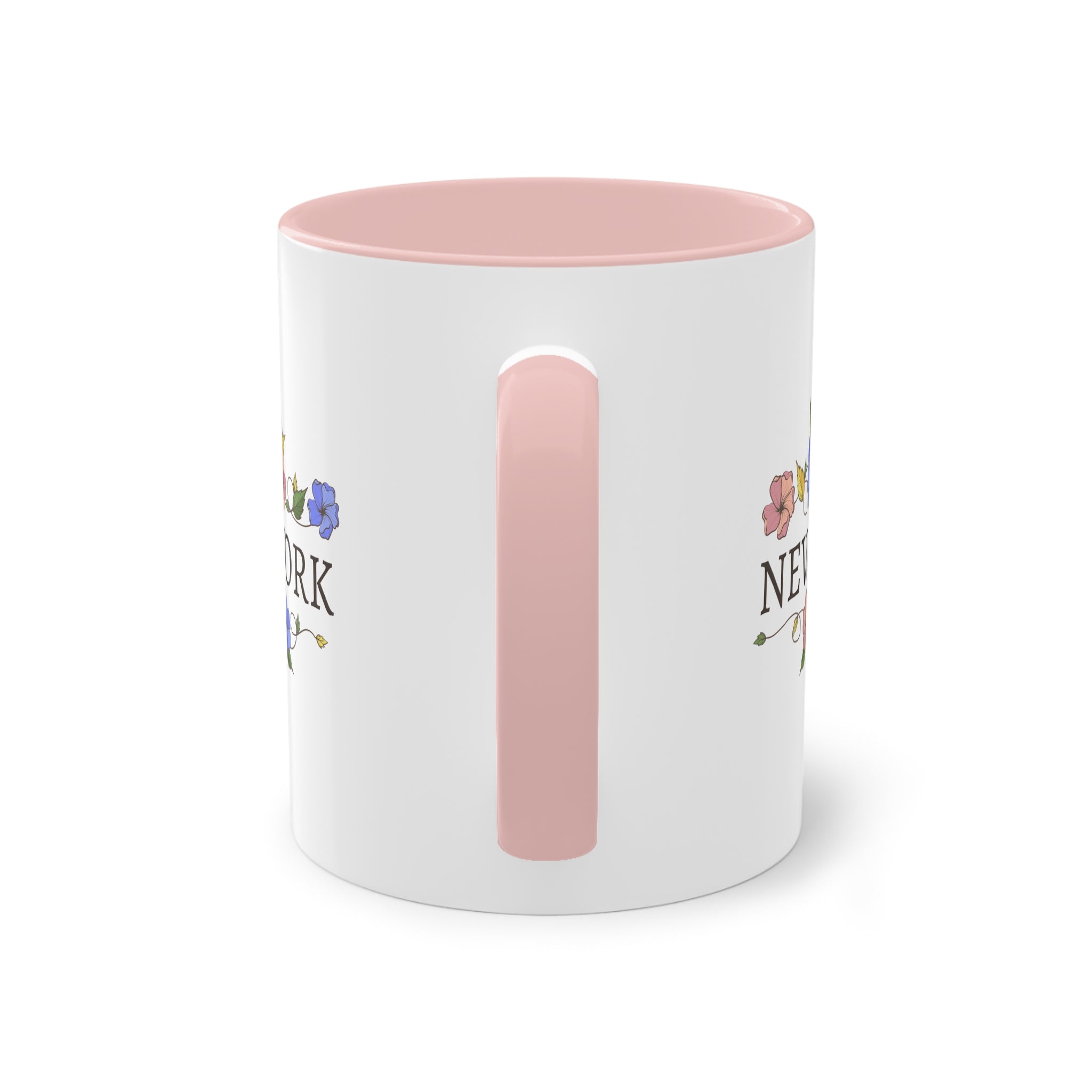 Tazza New York Floreale – Tazza Rosa Bicolore 330 ml