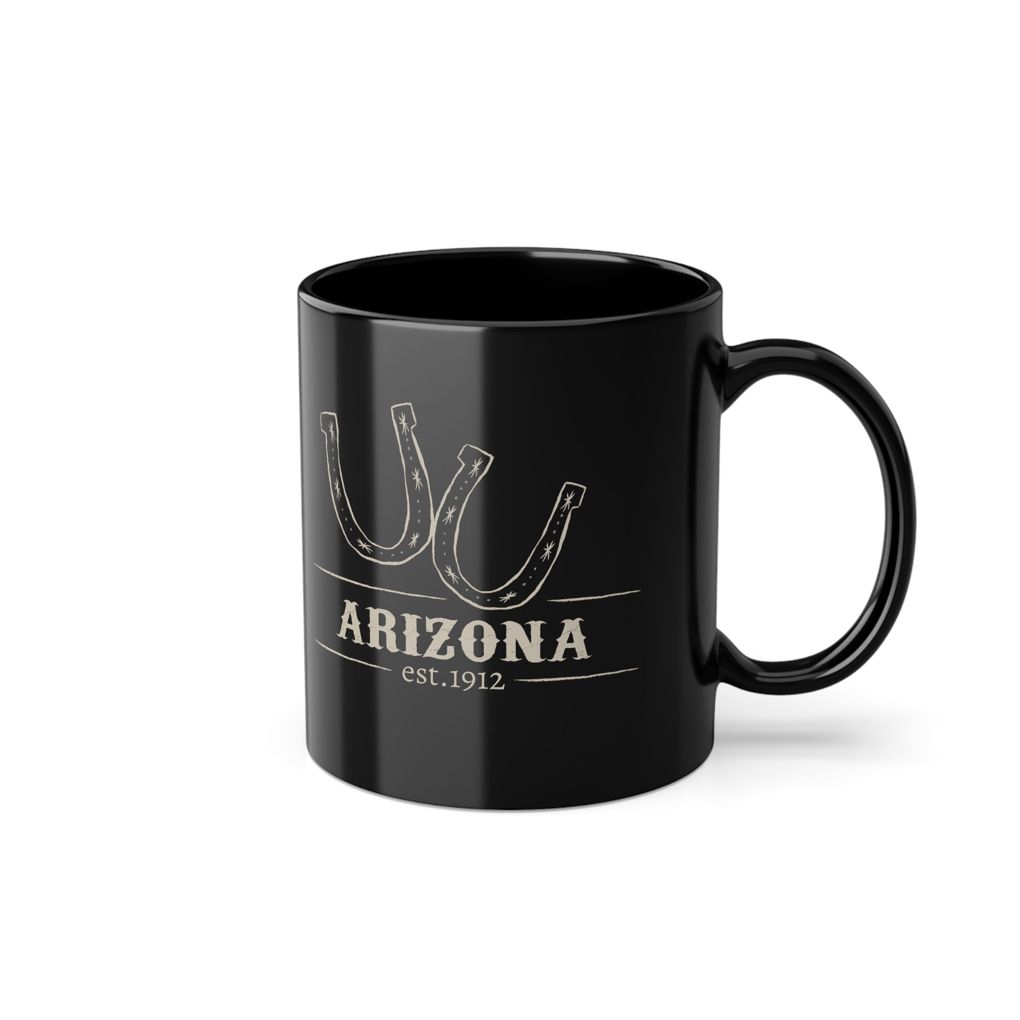 Tazza Arizona con Ferro di Cavallo – Stile Western 330 ml
