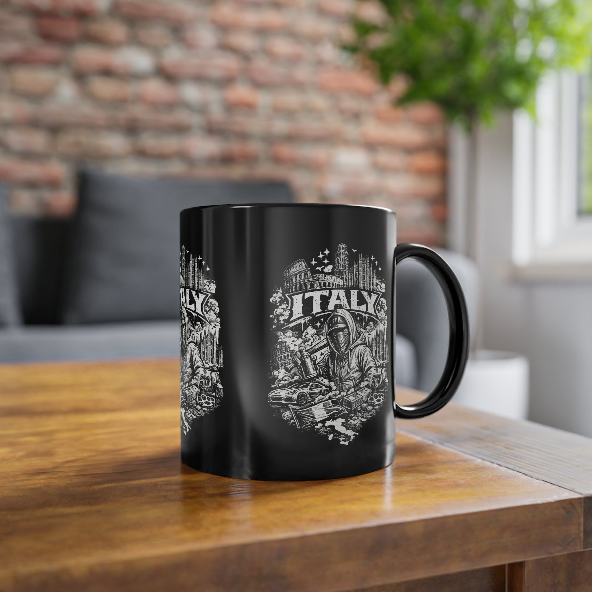 Tazza Italia Vintage – Street Art e Skyline Italiano 330 ml