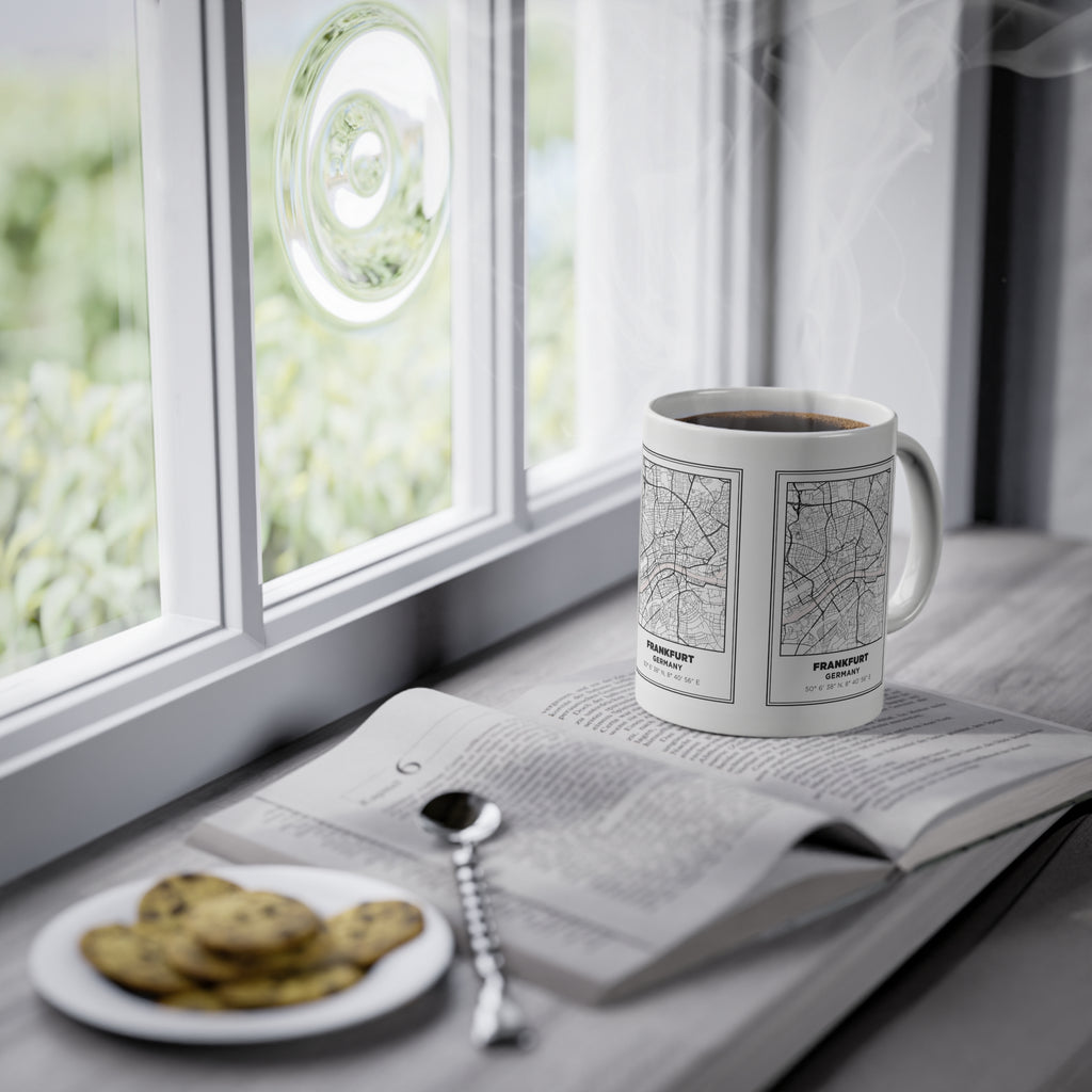 Tazza Francoforte con Mappa – Souvenir Germania 330 ml