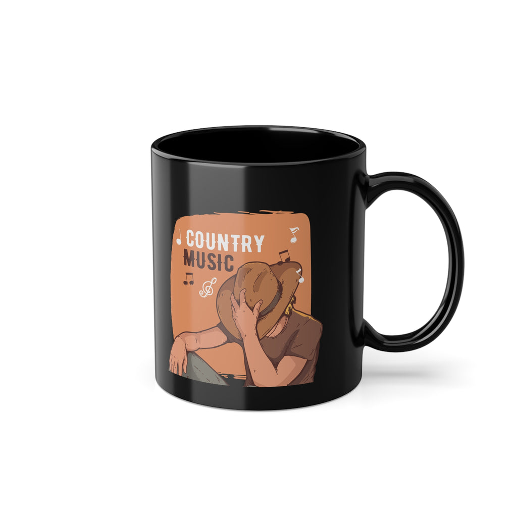 Tazza Nera per Amanti della Musica – Design Cozy 330 ml