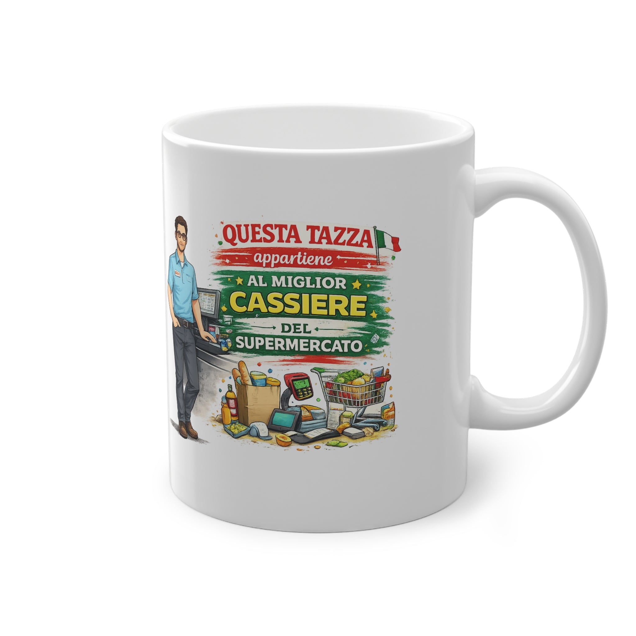 Tazza “Miglior Cassiere del Supermercato” – Idea Regalo