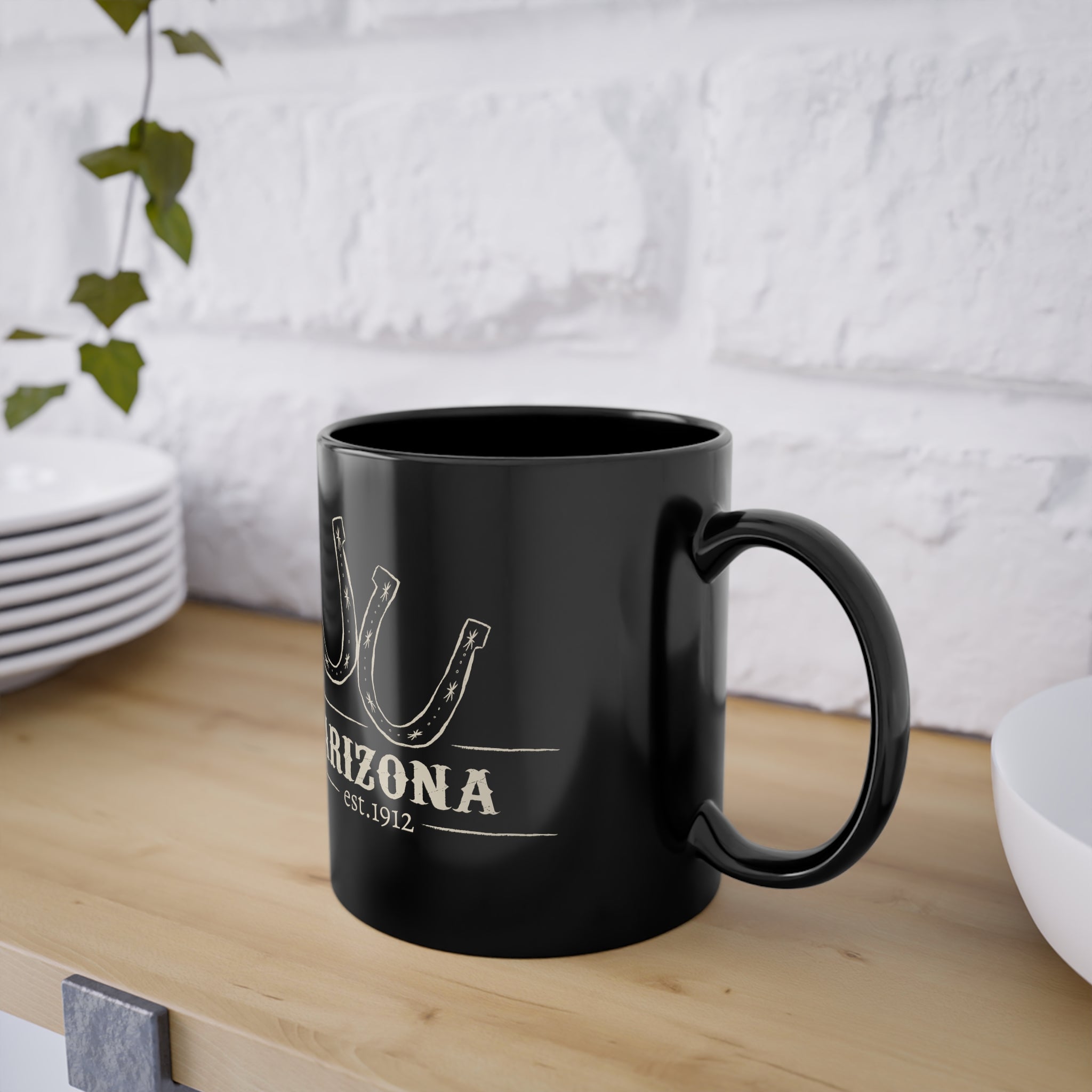 Tazza Arizona con Ferro di Cavallo – Stile Western 330 ml
