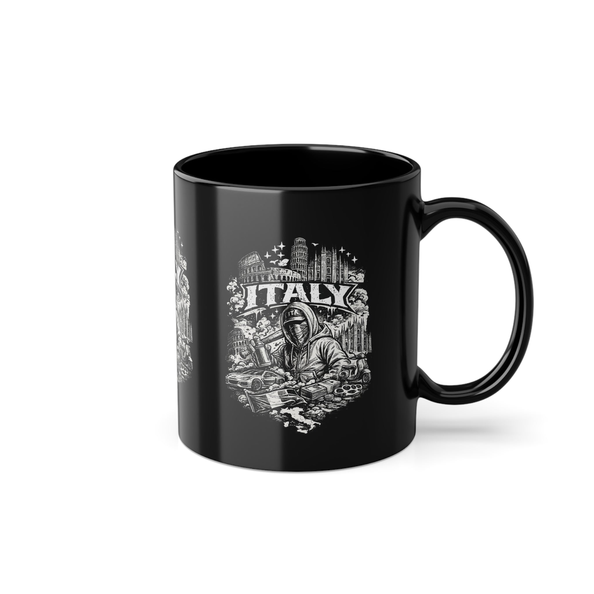 Tazza Italia Vintage – Street Art e Skyline Italiano 330 ml