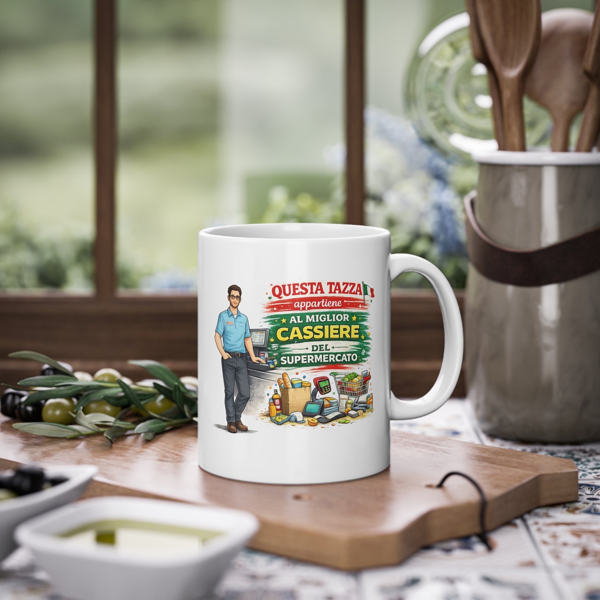 Tazza “Miglior Cassiere del Supermercato” – Idea Regalo