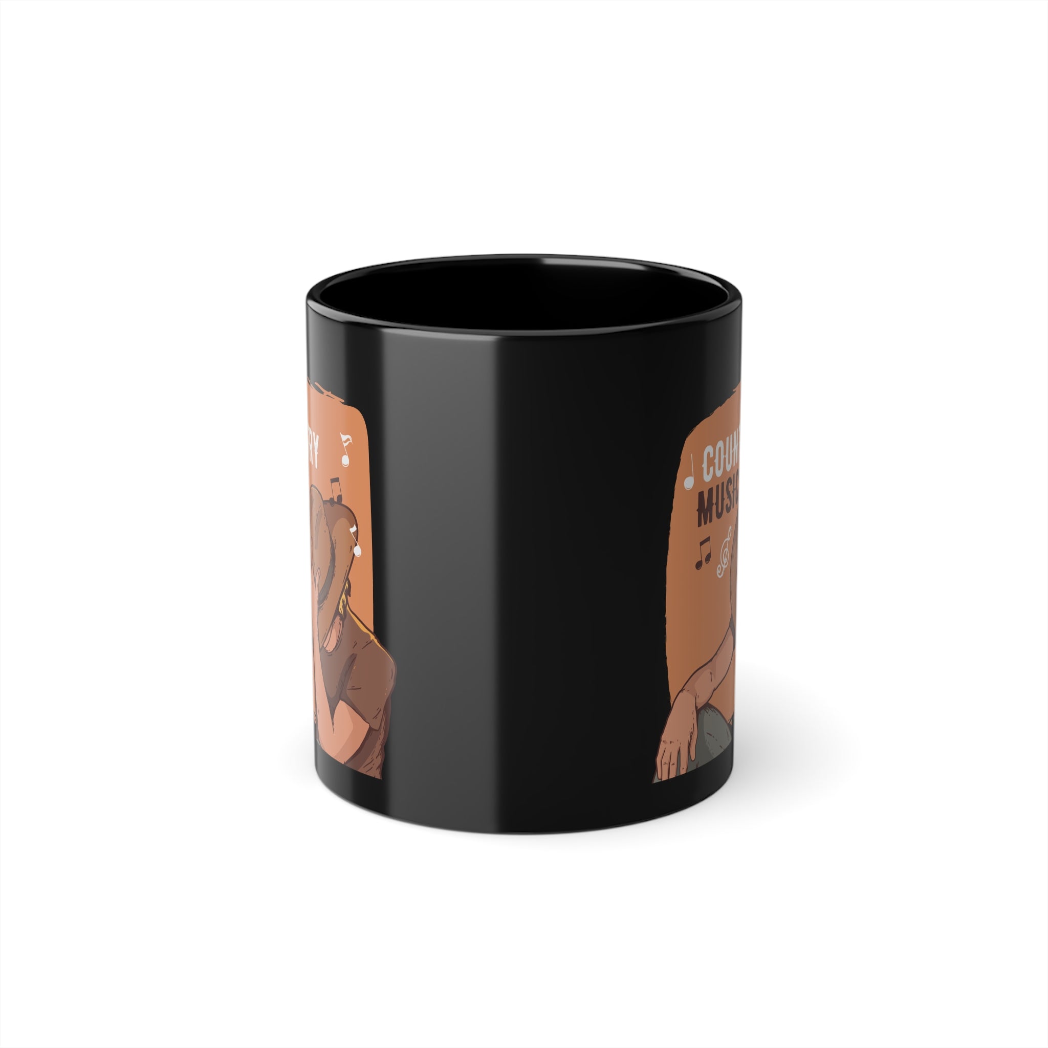 Tazza Nera per Amanti della Musica – Design Cozy 330 ml