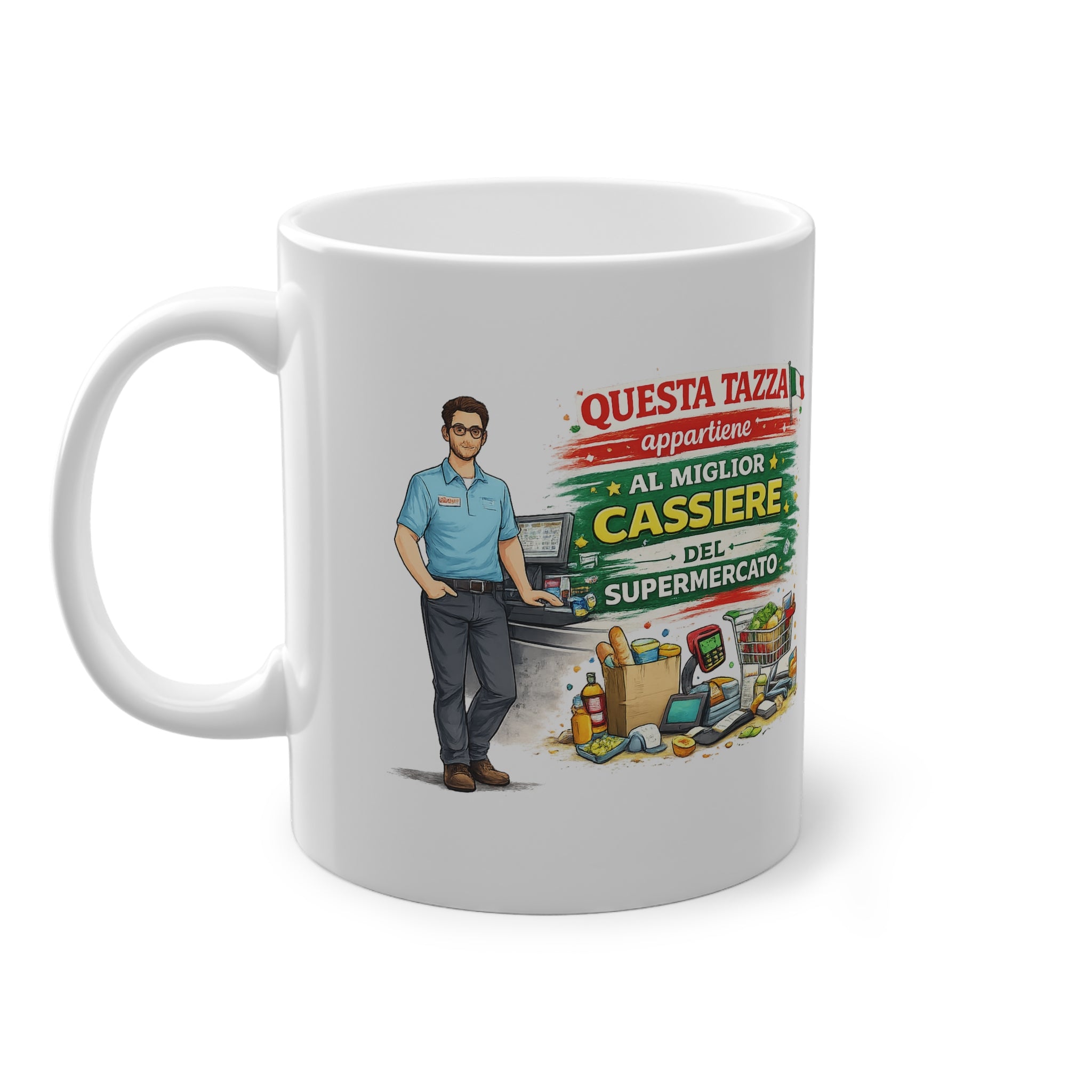 Tazza “Miglior Cassiere del Supermercato” – Idea Regalo