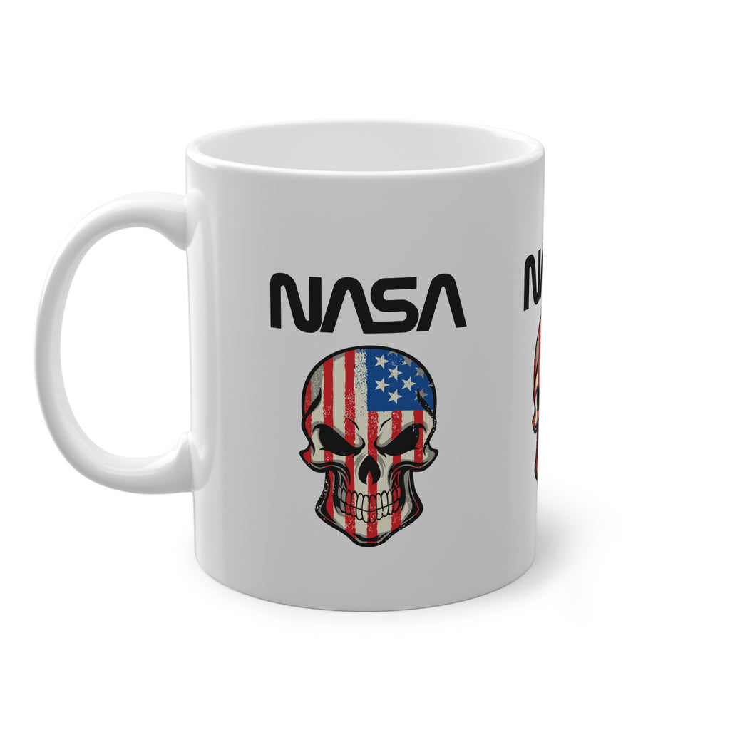 Tazza NASA Spazio e Bandiera USA – Teschio Patriottico 330 ml