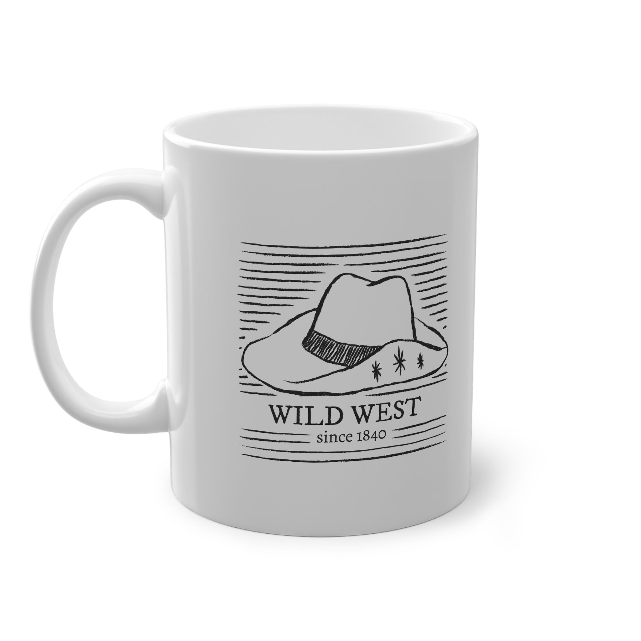 Tazza Wild West Vintage – Cowboy e Cappello Western 330 ml