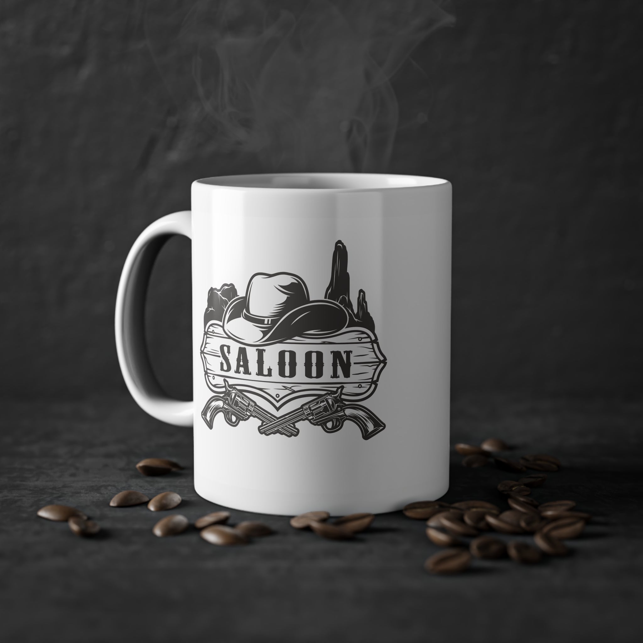 Tazza Cowboy Saloon – Stile Western Rustico da Ranch 330 ml
