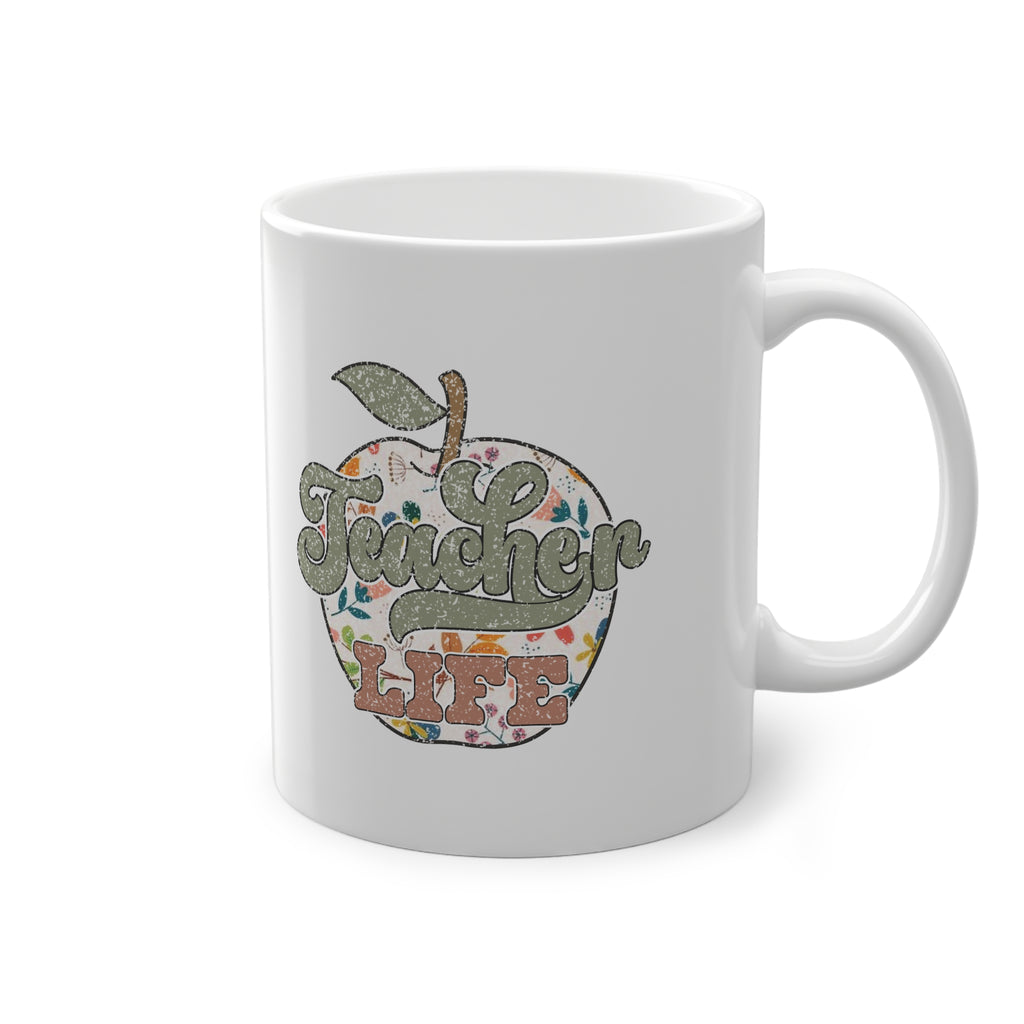 Tazza per Maestra “Teacher Life” – Mela Floreale 330 ml