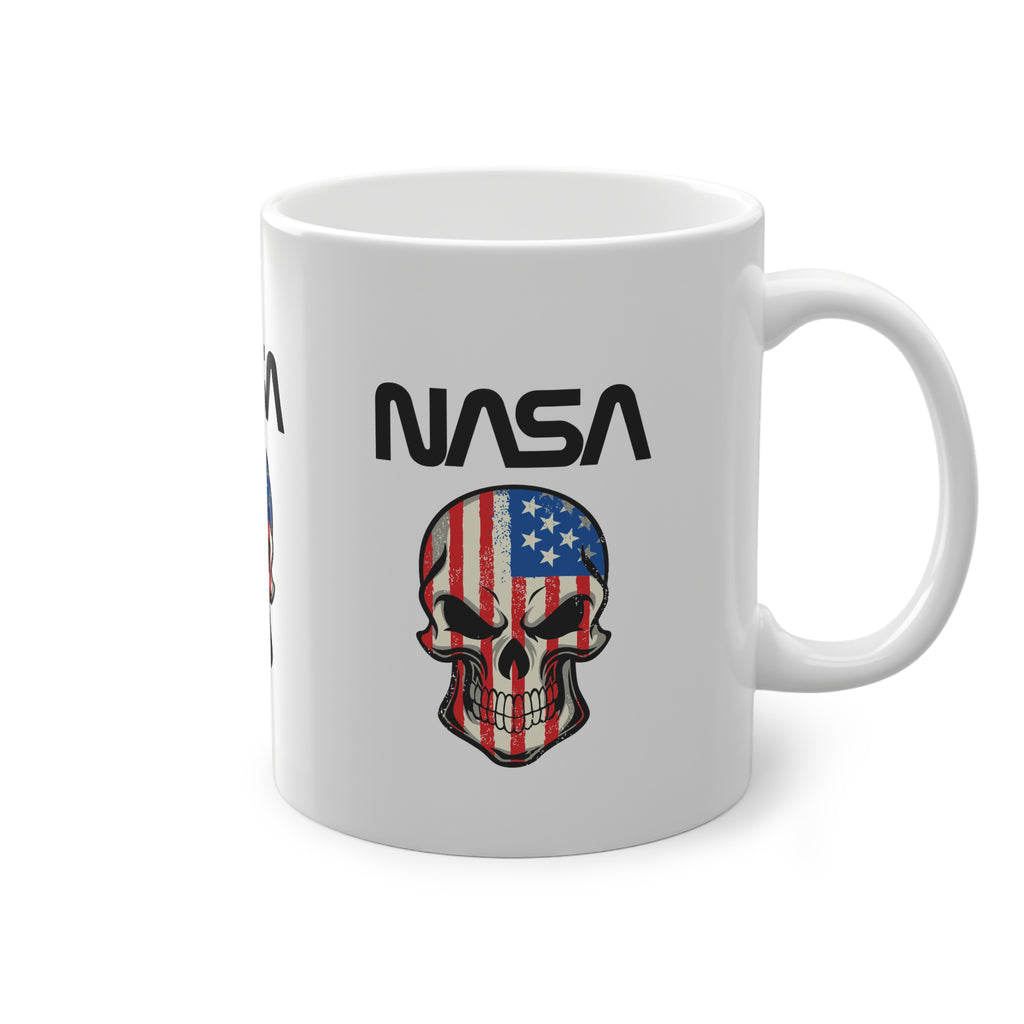 Tazza NASA Spazio e Bandiera USA – Teschio Patriottico 330 ml