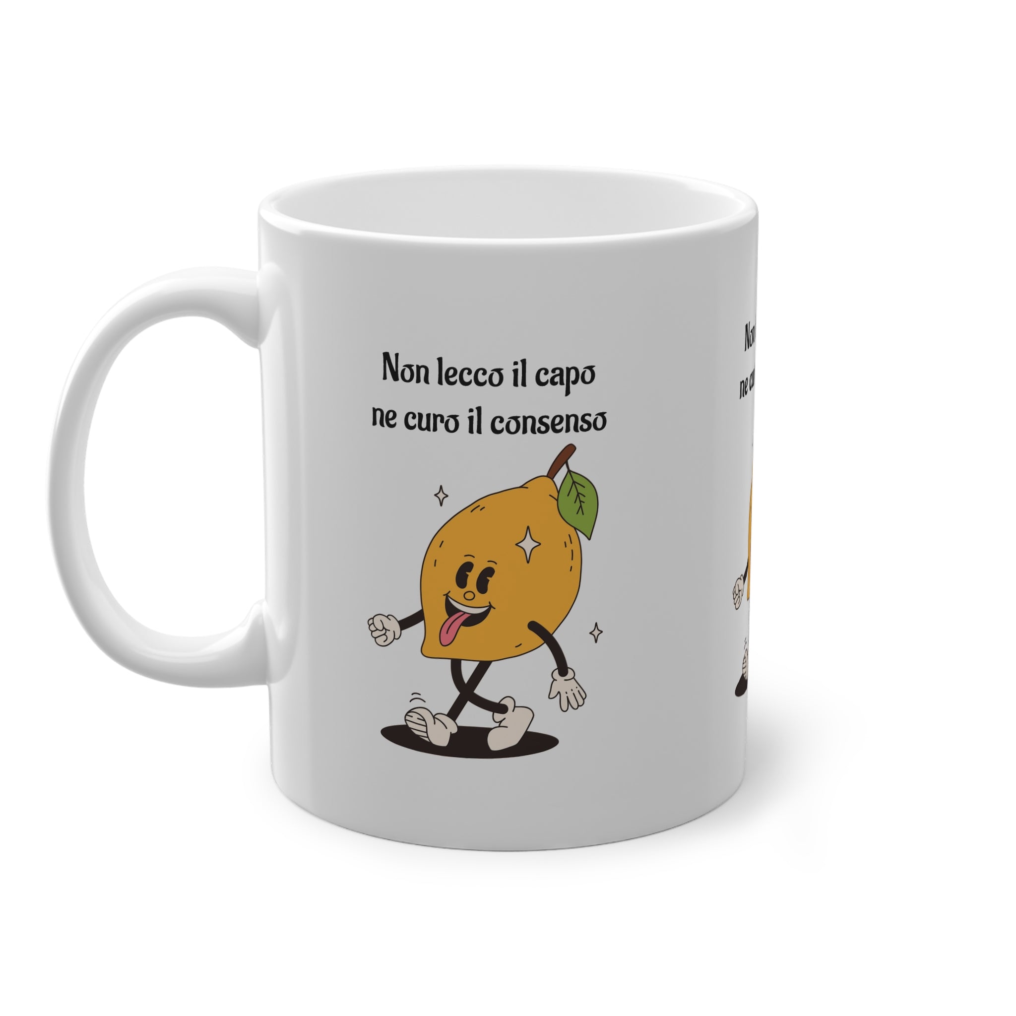 Tazza Divertente “Non Lecco il Capo” – Tazza con Lingua 330 ml