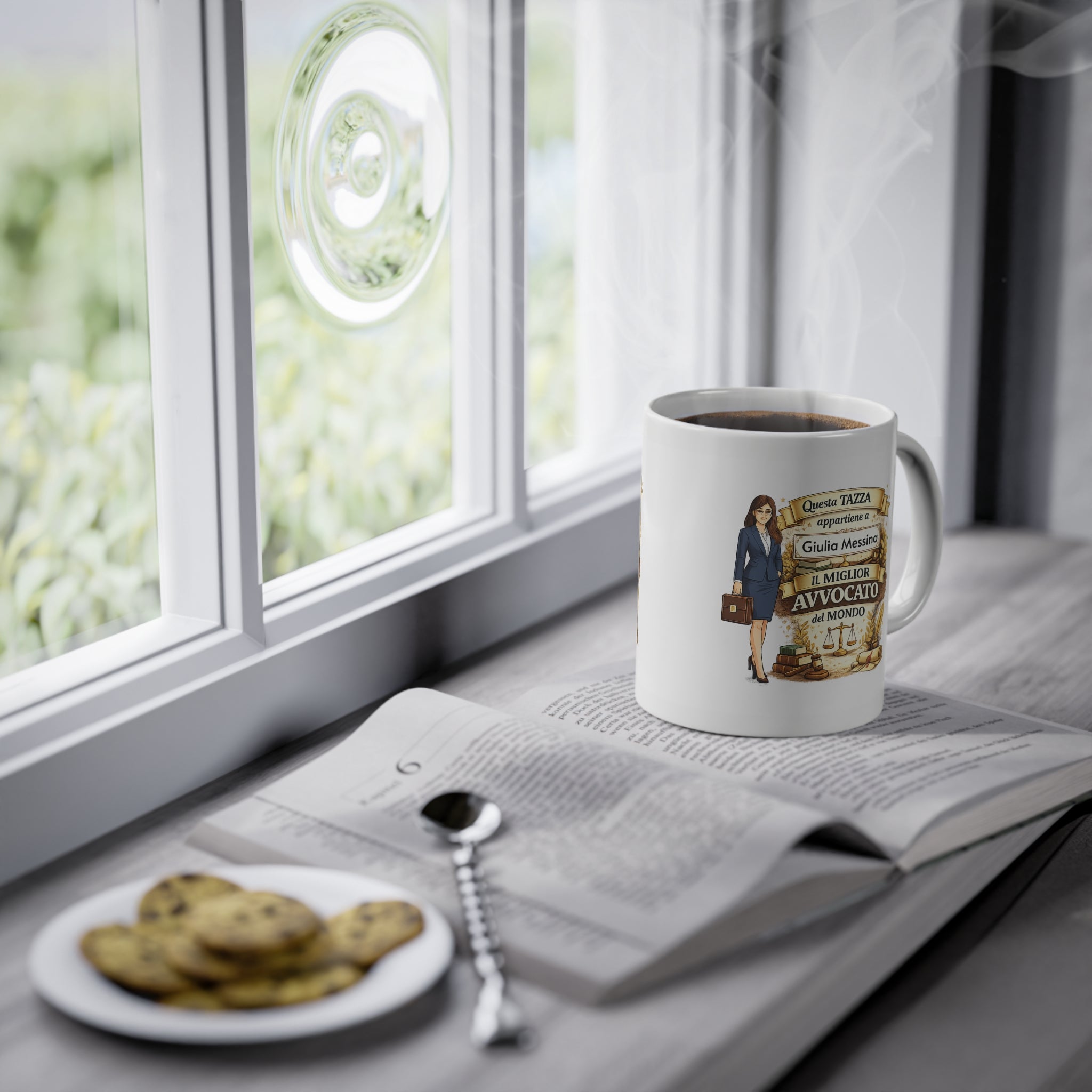 Tazza Personalizzata per Avvocatessa 330 ml – Tazza con Nome | Regalo per Avvocato Donna