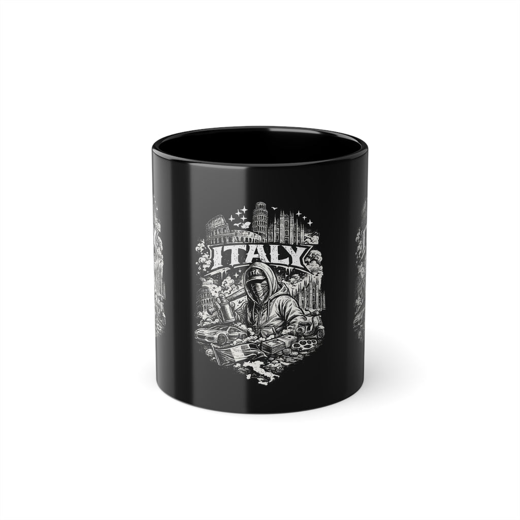 Tazza Italia Vintage – Street Art e Skyline Italiano 330 ml