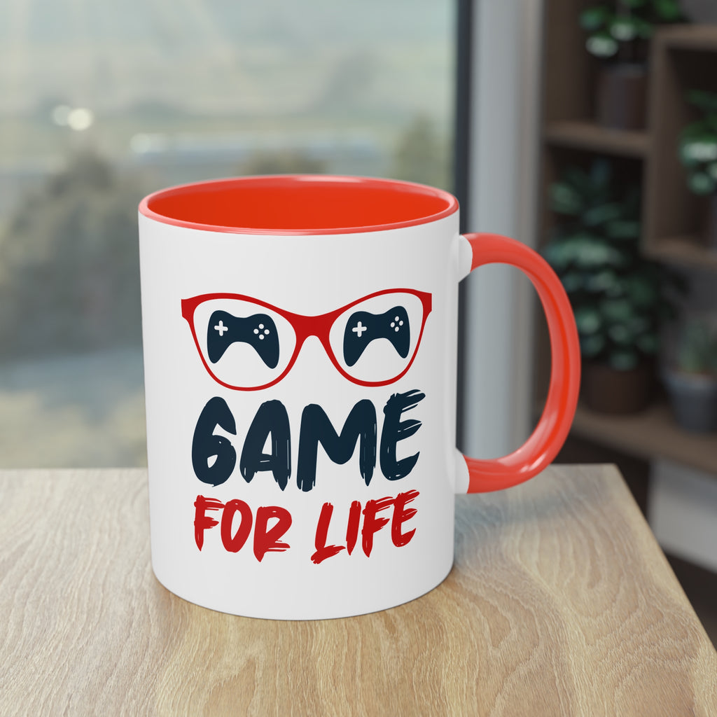 Tazza Gamer “Gamer For Life” – Tazza Videogiochi Bicolore 330 ml