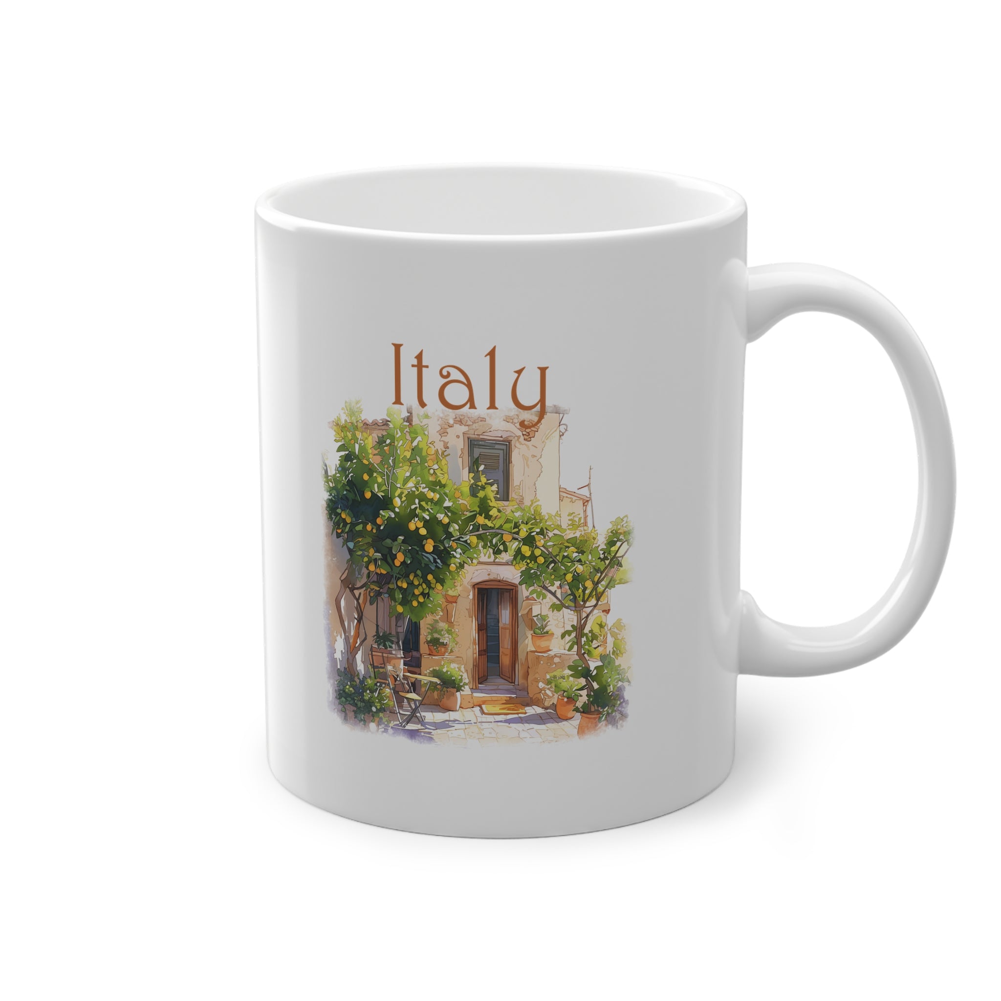 Tazza Italia Acquerello – Souvenir Casa Italiana e Villa Mediterranea