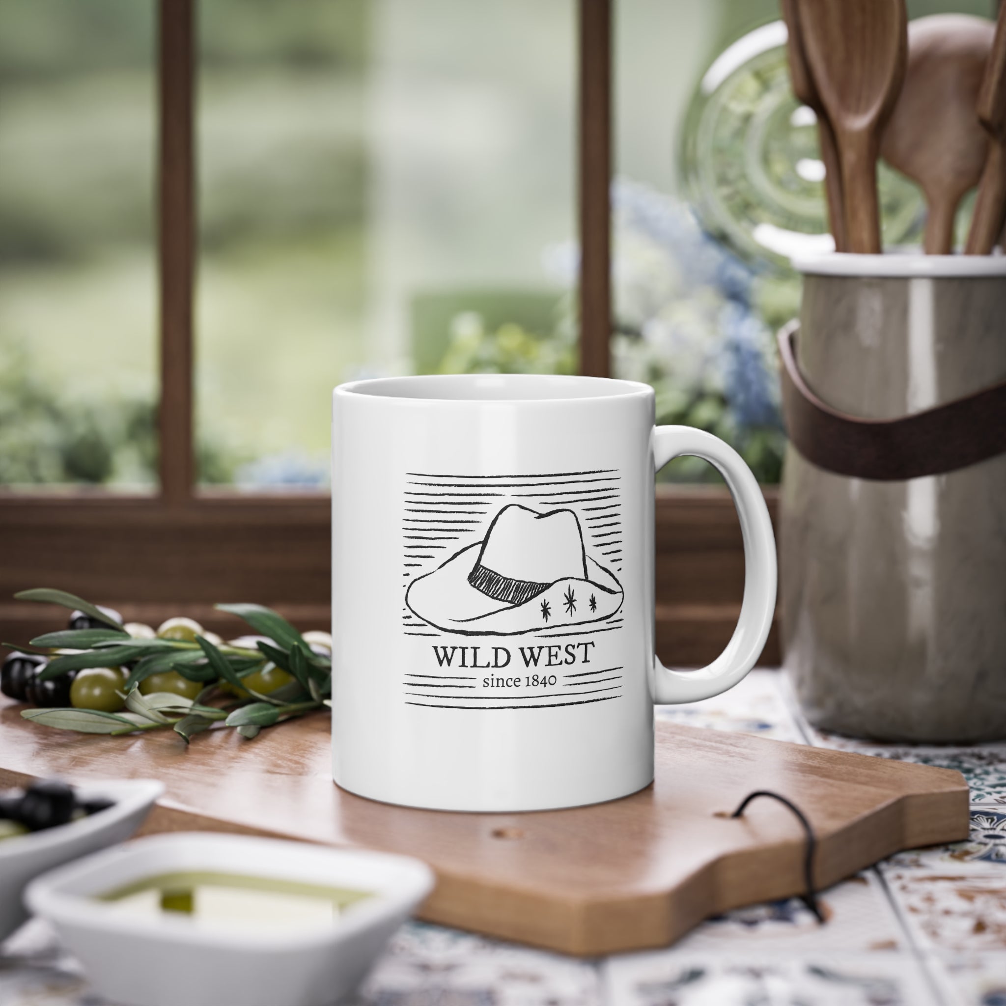 Tazza Wild West Vintage – Cowboy e Cappello Western 330 ml