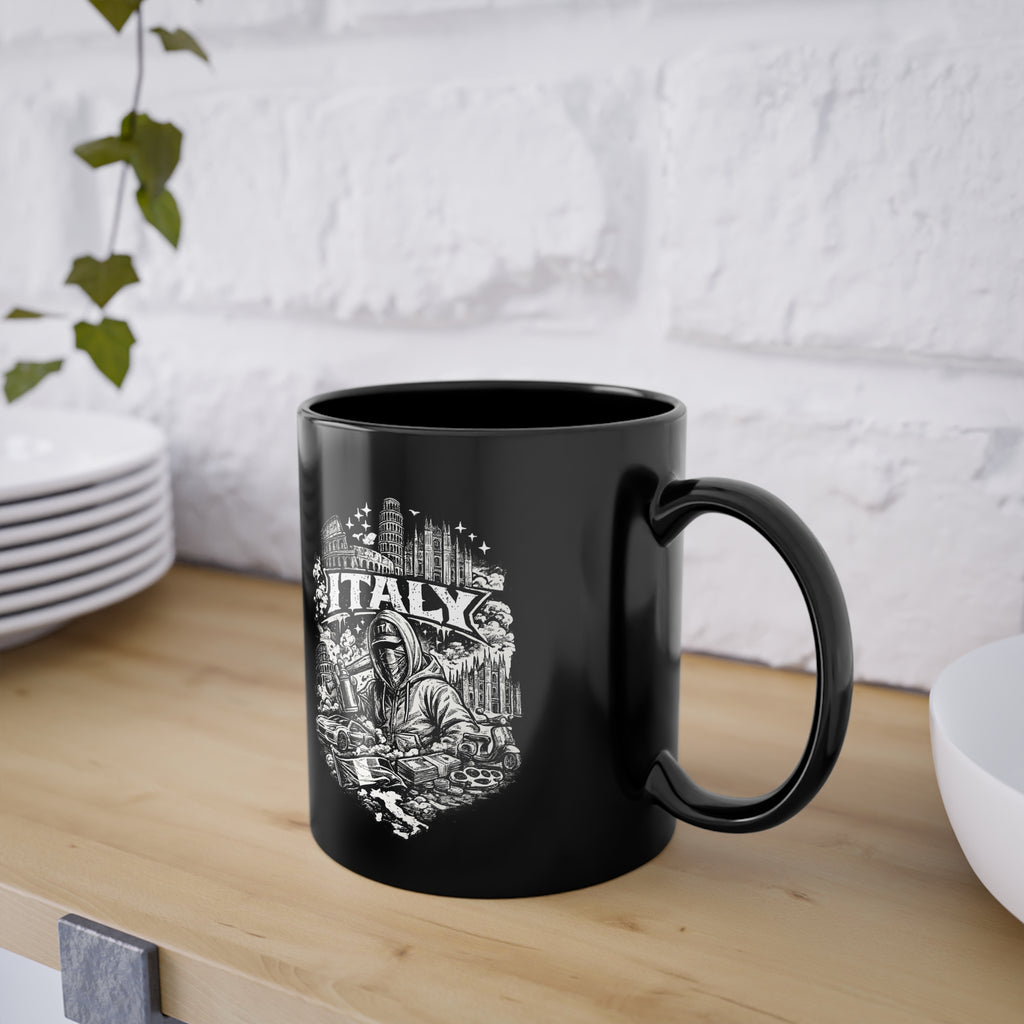 Tazza Italia Vintage – Street Art e Skyline Italiano 330 ml