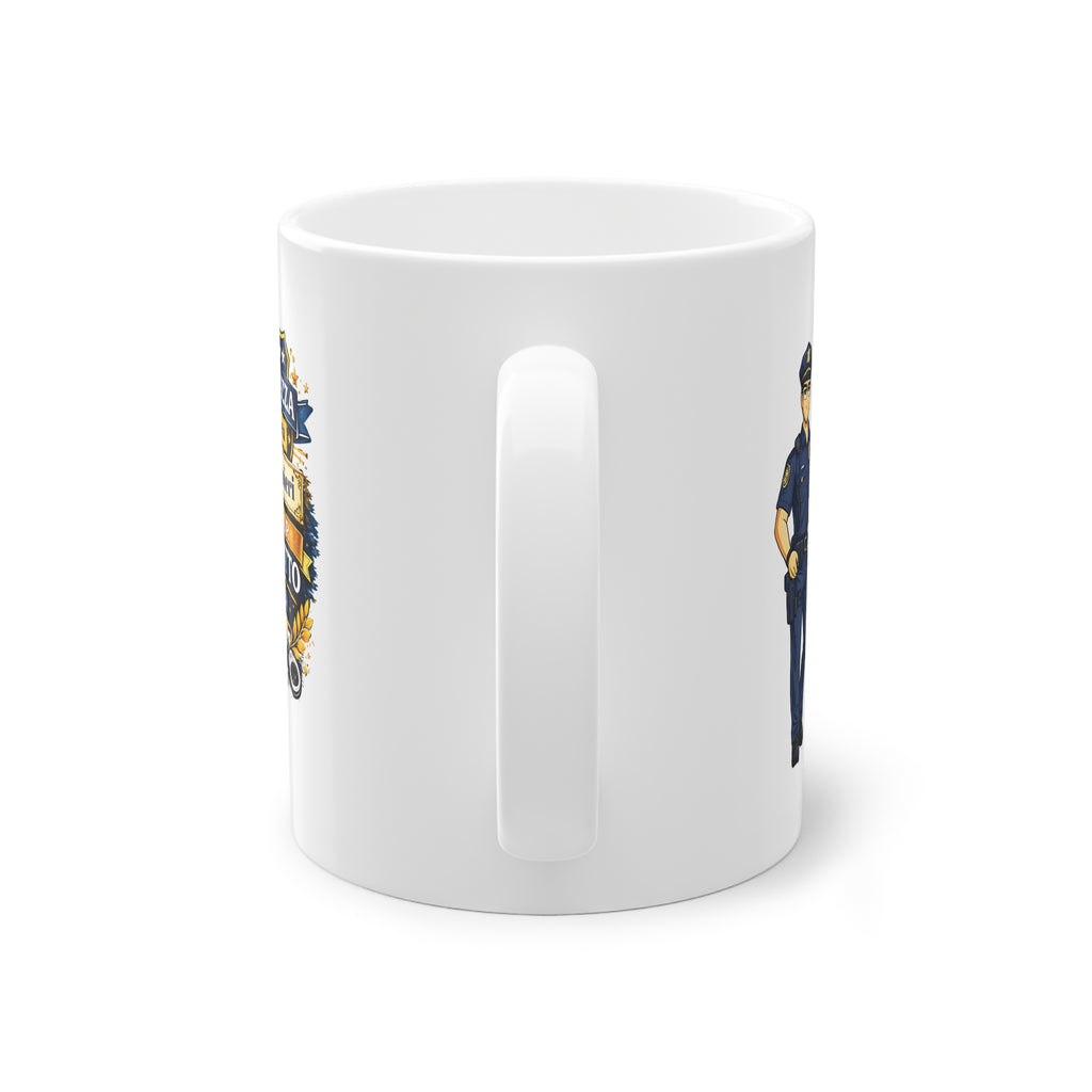 Tazza Personalizzata per Poliziotto 330 ml – “Questa Tazza Appartiene a [Nome], il Miglior Poliziotto d’Italia” | Regalo per Poliziotto