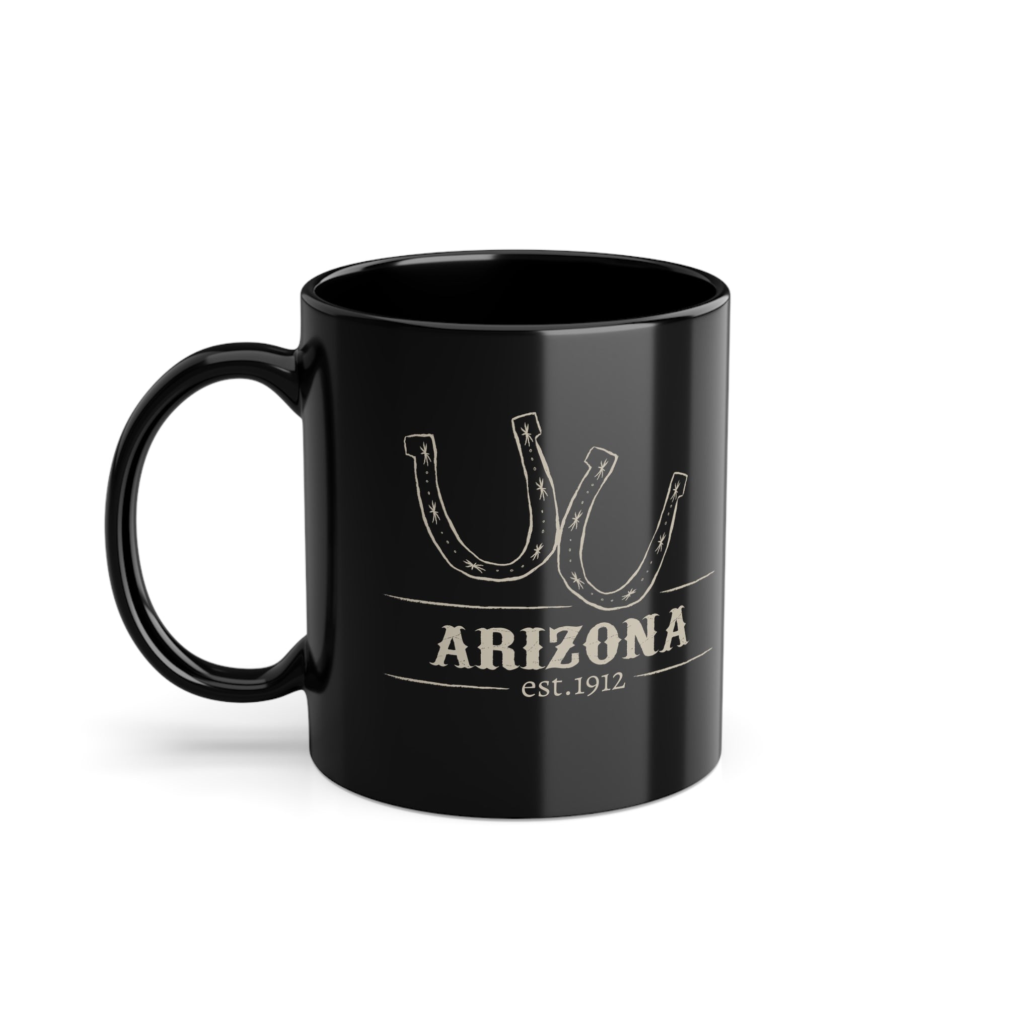 Tazza Arizona con Ferro di Cavallo – Stile Western 330 ml