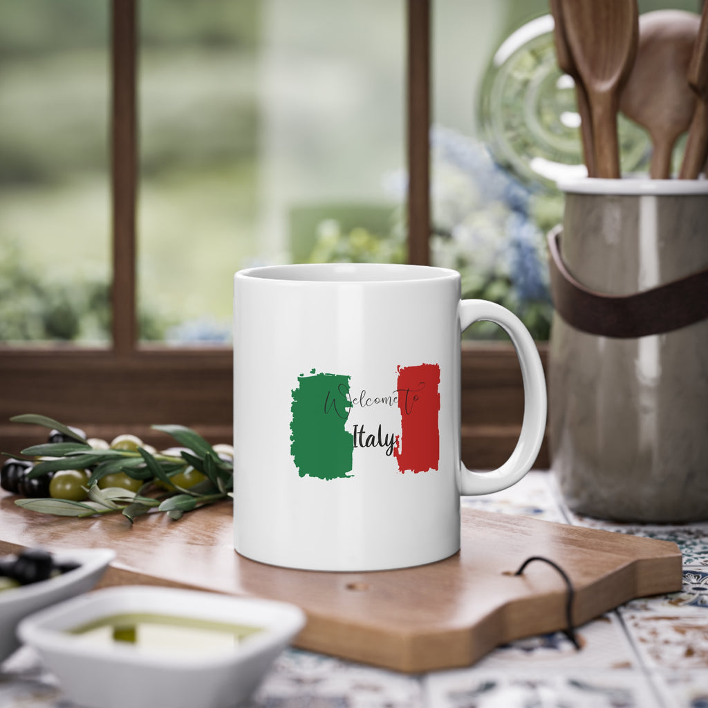 Tazza Italia “Welcome to Italy” – Bandiera Italiana 330 ml