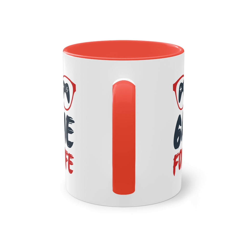 Tazza Gamer “Gamer For Life” – Tazza Videogiochi Bicolore 330 ml