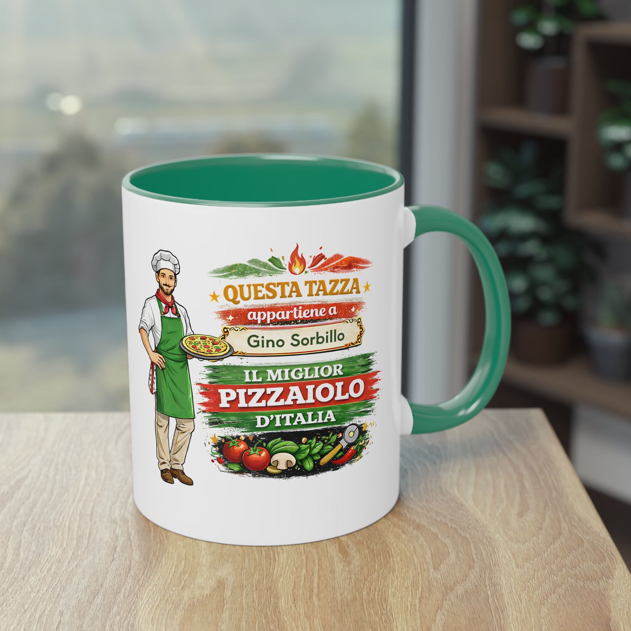 Tazza Personalizzata Pizzaiolo “Il Miglior Pizzaiolo” 330 ml