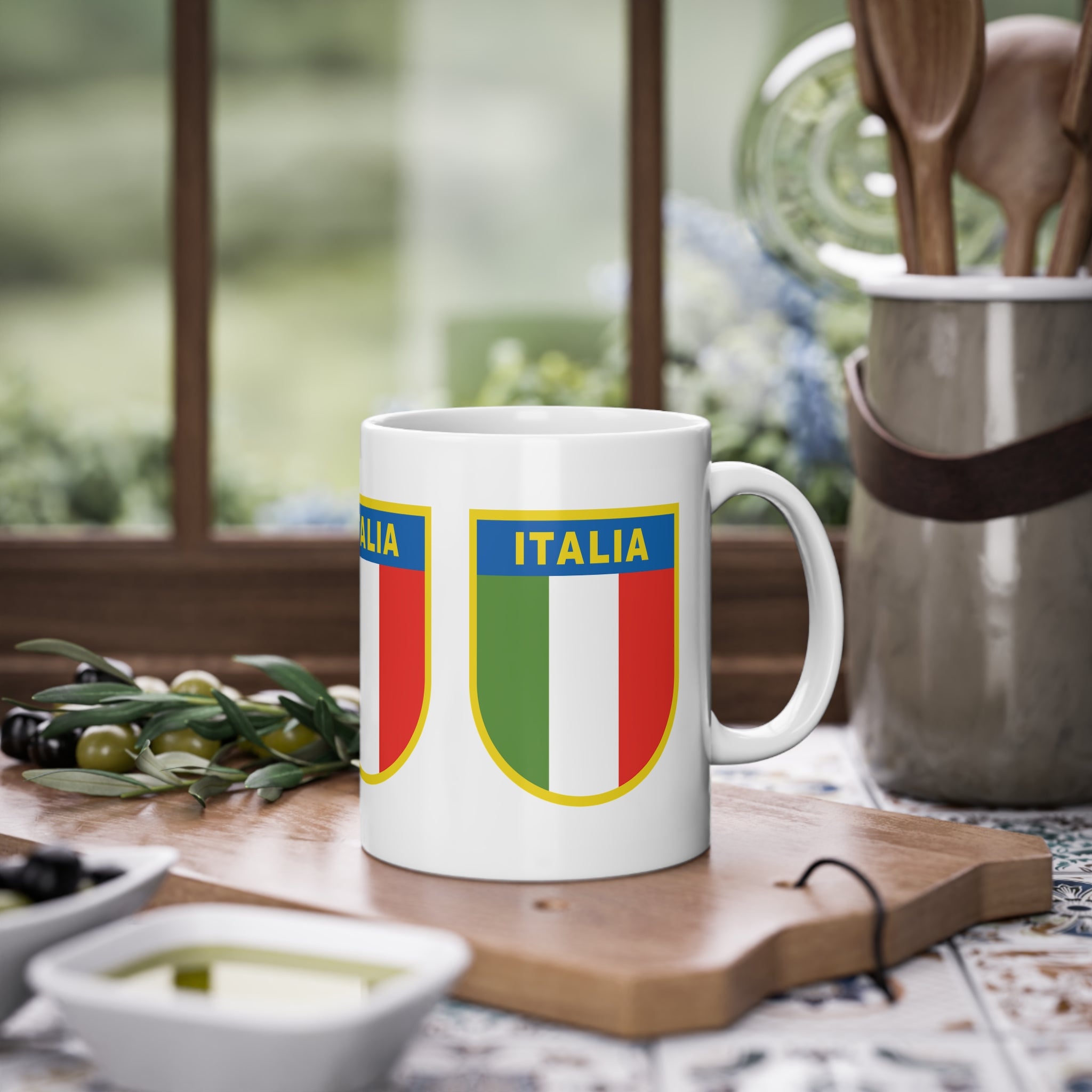 Tazza Italia con Bandiera Italiana – Souvenir 330 ml