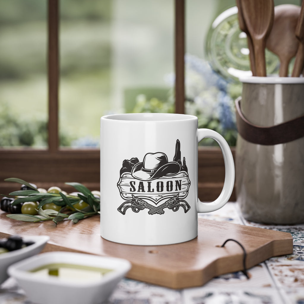 Tazza Cowboy Saloon – Stile Western Rustico da Ranch 330 ml