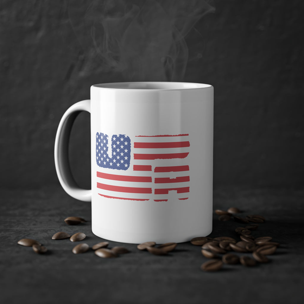 Tazza USA Bandiera Americana Vintage – Patriottica 330 ml
