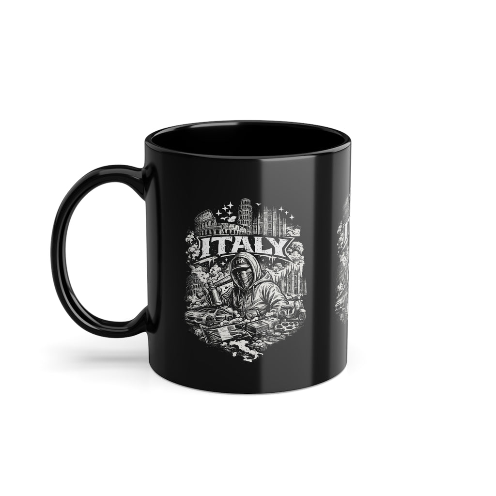 Tazza Italia Vintage – Street Art e Skyline Italiano 330 ml