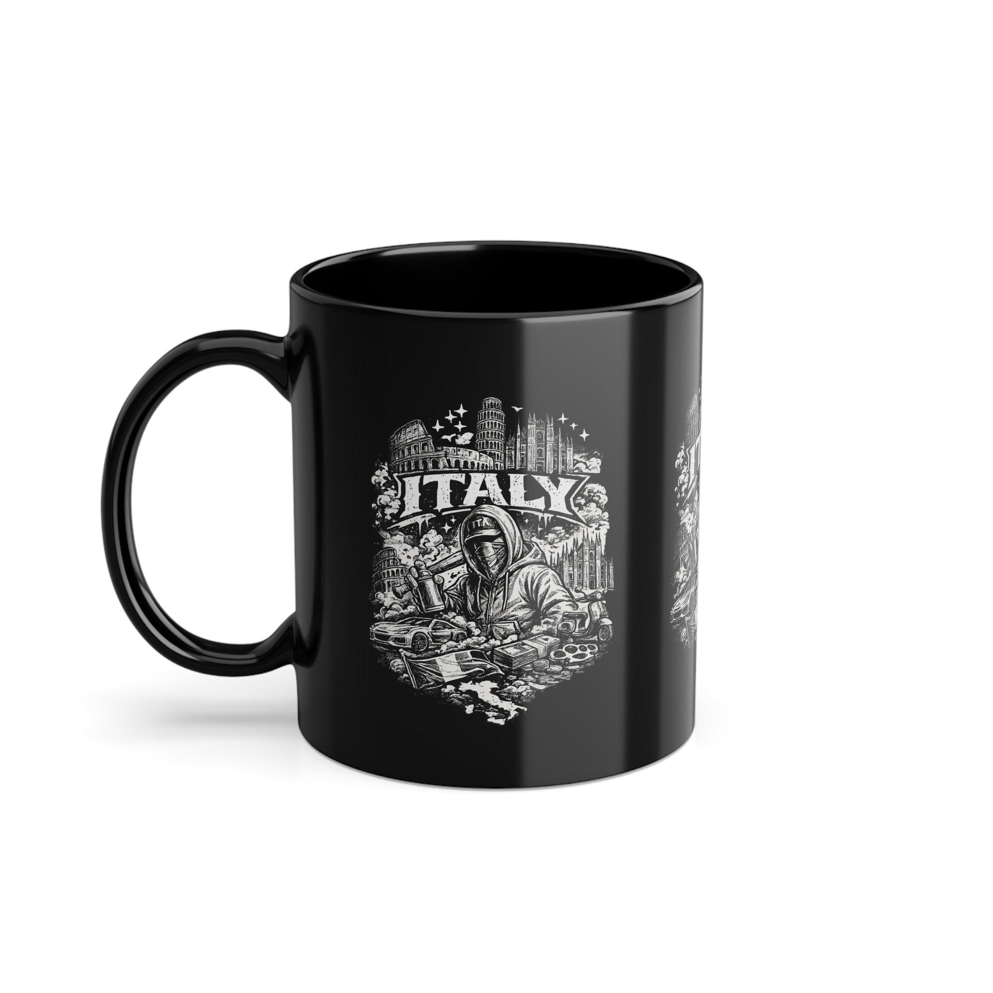 Tazza Italia Vintage – Street Art e Skyline Italiano 330 ml