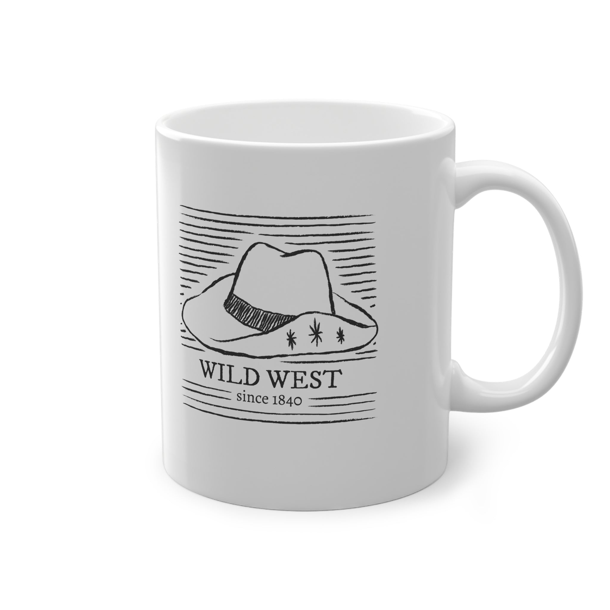 Tazza Wild West Vintage – Cowboy e Cappello Western 330 ml
