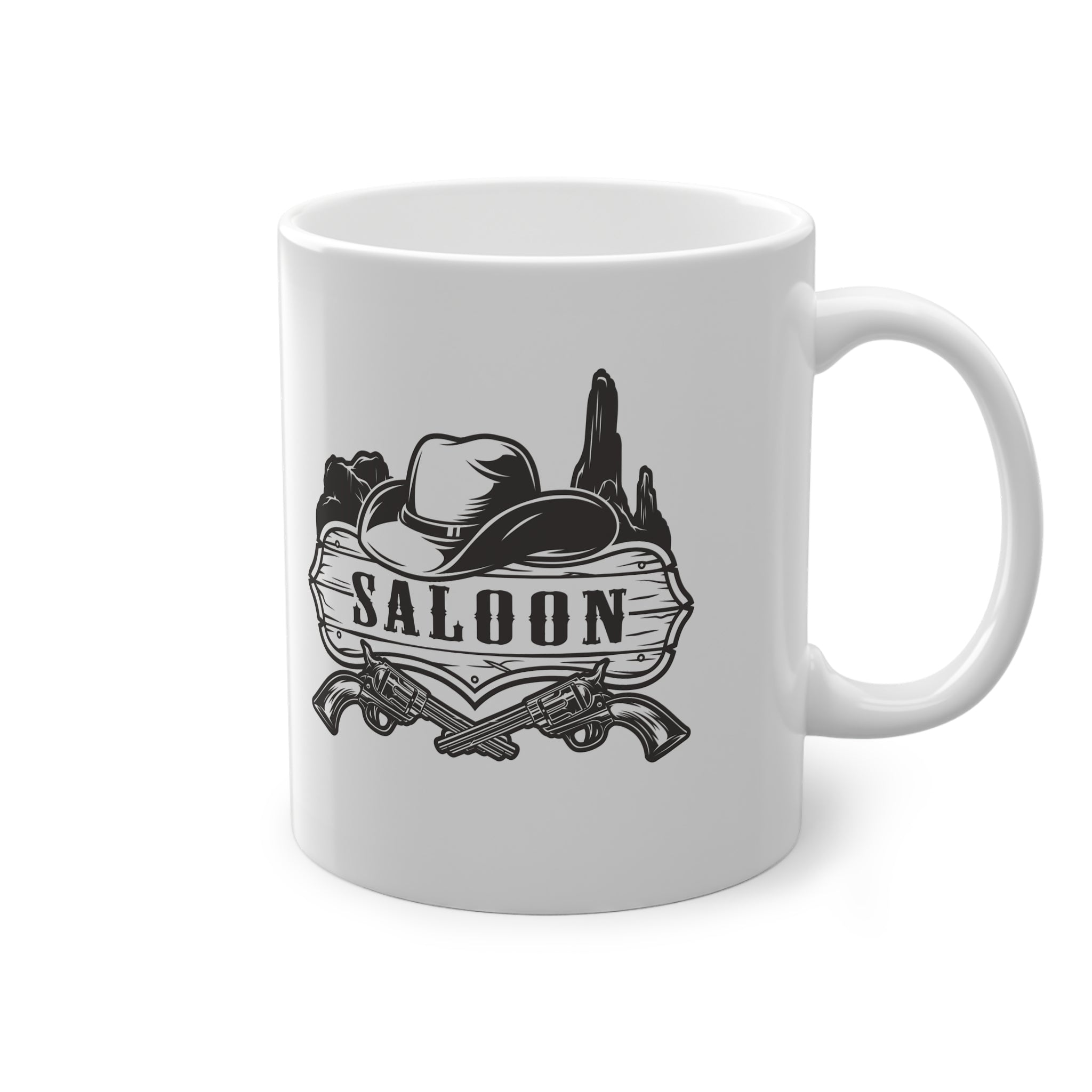 Tazza Cowboy Saloon – Stile Western Rustico da Ranch 330 ml
