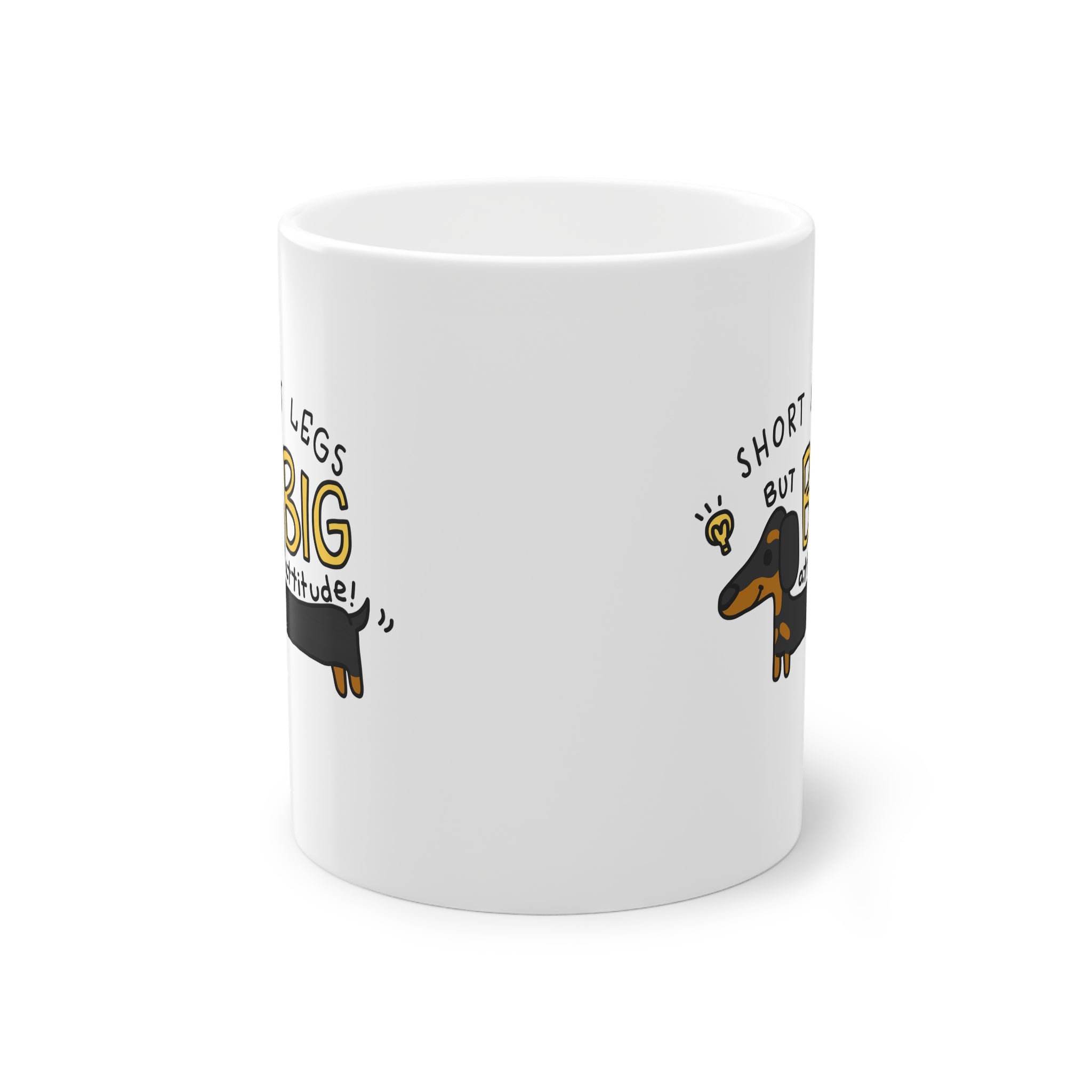 Tazza Bassotto “Gambe Corte, Grande Personalità” – 330 ml