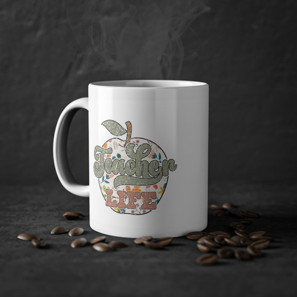Tazza per Maestra “Teacher Life” – Mela Floreale 330 ml